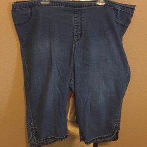 Jean capris plus size